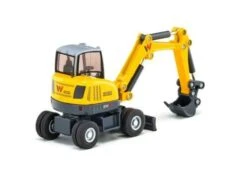 Siku 3560 Wacker-Neuson-EW65 Hydraulische-Wielkraan -Overdekte Speelgoeds Winkel siku 3560 wacker EW65 mobiel kraan wielkraan minigraver speelactief.nl 1