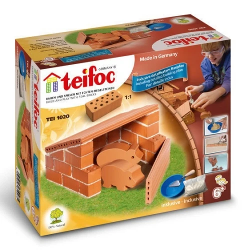 Bouwdoos Teifoc T1020 – Varkensstal 4 Bouwdoos Teifoc T1020 – Varkensstal - Afbeelding 2