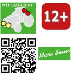 Tronico Micro Radiografisch Bestuurbare Massey Ferguson MF 7600 Met Aanhanger – 1 : 64 -Overdekte Speelgoeds Winkel tractor mf7600 rc tronico micro 9541 4