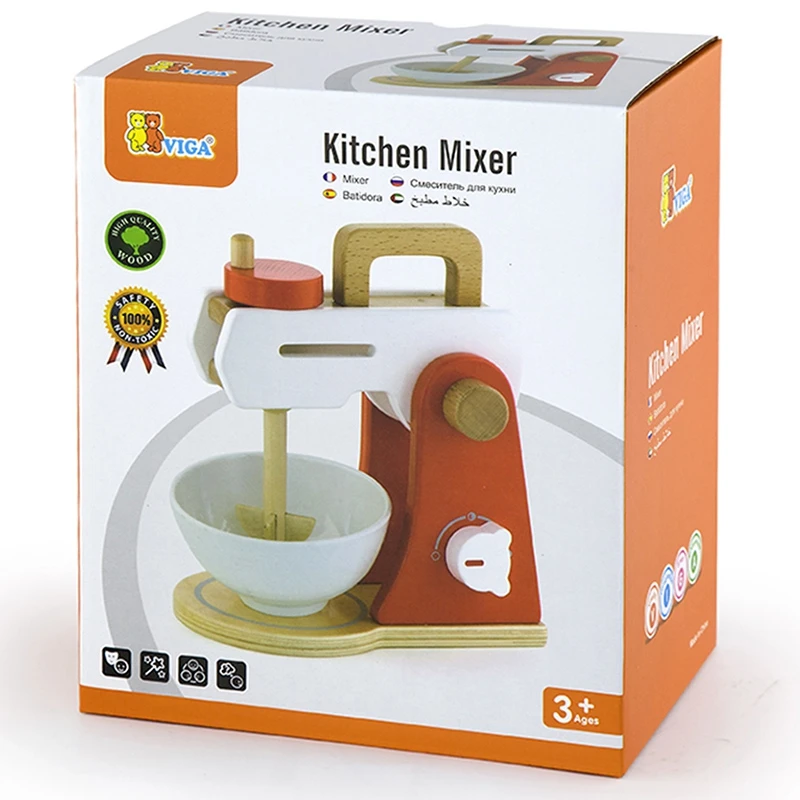 Houten Mixer Vigatoys 6 Houten Mixer Vigatoys - Afbeelding 4